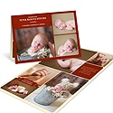 Trendy Block Collage -- Christmas Baby Announcements