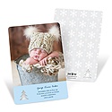 Die-cut Dimensions -- Christmas Photo Birth Announcements