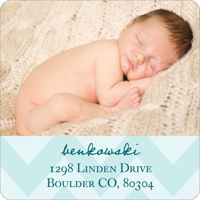 Creative Baby Pattern -- Christmas Address Labels