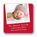 Christmas Brings Baby -- Photo Address Labels