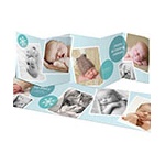 Photo Storybook for a Boy -- Holiday Winter Birth Announcements