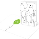Bursting Balloons -- Coloring Birthday Cards