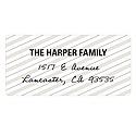 Striped and Scripted -- Vintage Address Labels