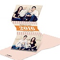 Sweetly Slanted -- Personalized New Years Cards