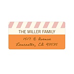 Sweetly Slanted -- Unique Return Address Labels