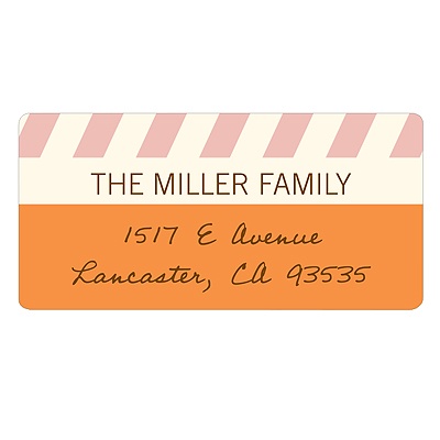 Sweetly Slanted -- Unique Return Address Labels