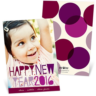 THE GOLDEN TICKET -- BOY PHOTO BIRTH ANNOUNCEMENT, 2in. x 4in. Folded Holiday Card