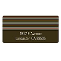 Strung Along Stripes -- Retro Address Labels