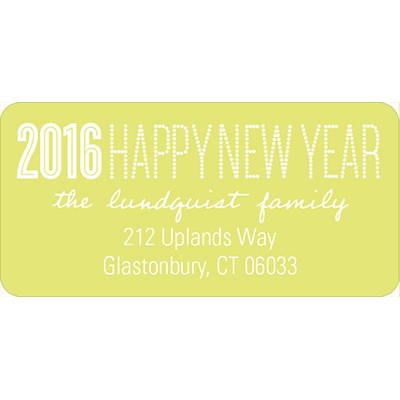 Sweetly Dotted -- Personalized Holiday Address Labels