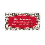 Happily Hexagon -- Holiday Address Labels