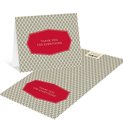 Happily Hexagon -- New Years Thank You Cards