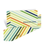 Chic Chevron in Blue -- Personalized Thank You Cards