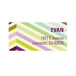 Chic Chevron -- Unique Address Labels