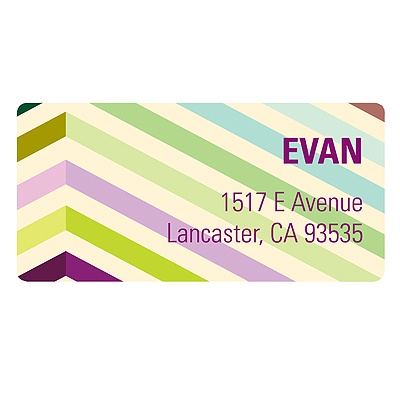 Chic Chevron -- Unique Address Labels