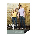 She Said Yes -- Wedding Save the Date Magnets