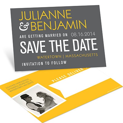 Poster Perfection -- Save the Date Postcards