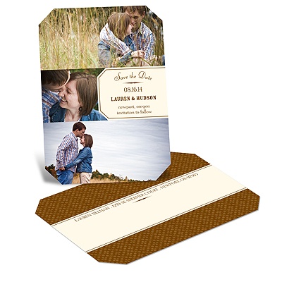 Label of Love -- Wedding Save the Date Photo Postcards