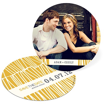 Rounded Style -- Save the Date Picture Cards
