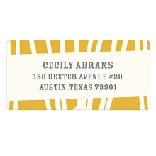 Bold Style -- Wedding Return Address Labels