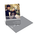 Stamped Snowflakes -- Holiday Save the Date Cards