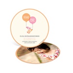 Round Balloons -- Photo Adoption Announcements