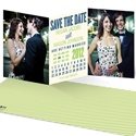 Trifold Tale -- Calendar Save the Date Cards