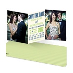 Trifold Tale -- Calendar Save the Date Cards