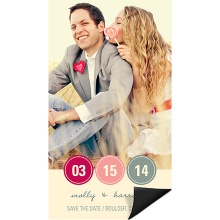 Circling In -- Photo Save the Date Magnets