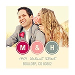 Circling In -- Photo Return Address Labels
