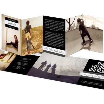Future Unfolds -- Graduation Announcements & Invitations