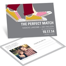 Perfect Match -- Vintage Save the Date Postcards