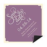 Diamond Shape -- Personalized Save the Date Magnets
