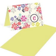 Monogram Blossoms 