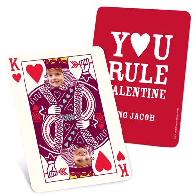 Ruling King Kids -- Photo Valentines Cards