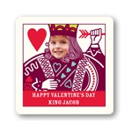 Ruling King Kids -- Valentine's Day Personalized Stickers