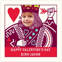 Ruling King Kids -- Valentine's Day Personalized Stickers