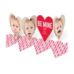 Heart Paper Chain -- Valentine Photo Cards
