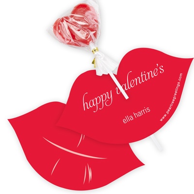 Love and Lips -- Candy Valentine Cards
