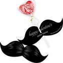 Stylish Mustache -- Valentine Candy Cards