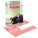 Blissful Heart Banner -- Valentine Postcards