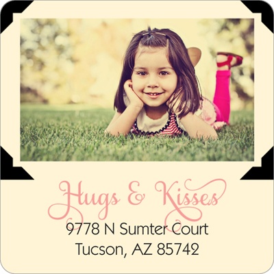 Sweet Snapshot -- Valentine's Day Personalized Stickers