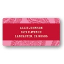 Pink Paisley -- Valentine Address Labels