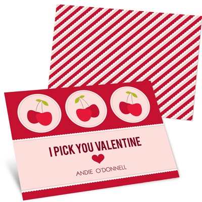 Picked Cherries -- Valentine Cards for Kids