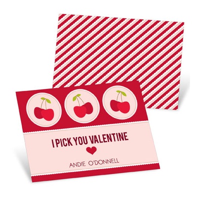 Picked Cherries --  Valentine's Day Cards for Kids