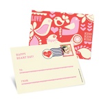 Kissed Photo Stamp -- Kids Vintage Valentine Postcards