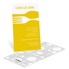 Festive Flatware -- Party Invitations