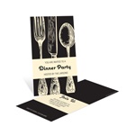 Stylish Silverware -- Dinner Party Invitations