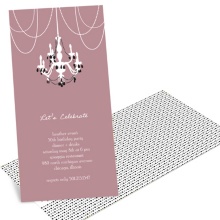 Chic Chandelier -- Classy Party Invitations
