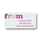 Dotted to Perfection -- Polka Dot Address Labels