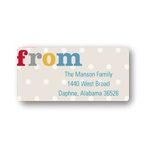 Sweet Polka Dots -- Fun Address Labels